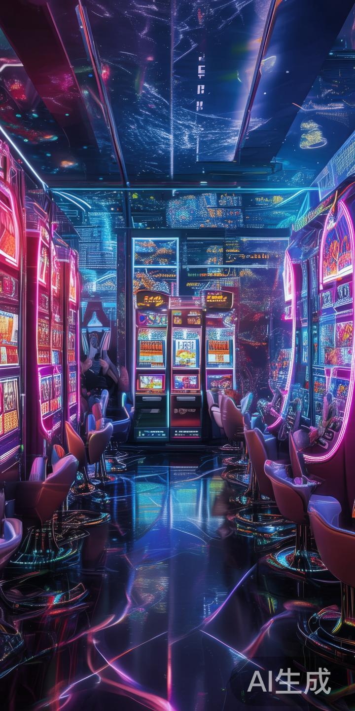 电子游戏与老虎机：设有多个主题丰富的电子游戏区，配
