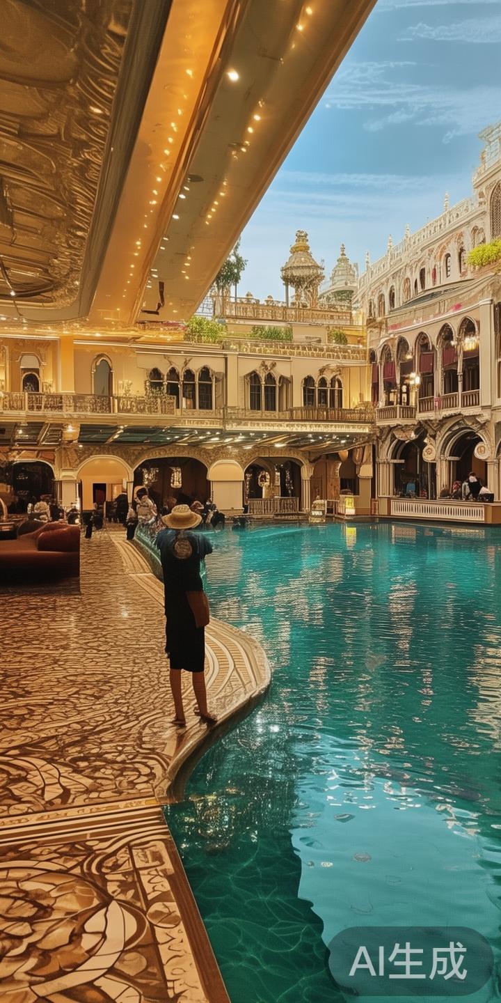 违反娱乐场所规定的行为：在澳门威尼斯人内部，存在一