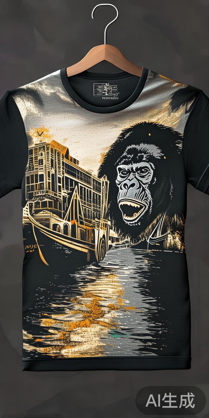 澳门威尼斯人携手BAPE联名打造潮流盛宴带来全新体验 例如,一款联名T恤融合了澳门威尼斯人著名的贡多拉船